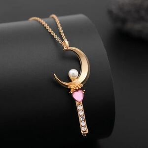 Sailormoon Transformation Moon Wand Necklace